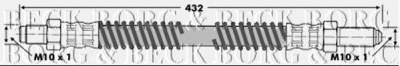 BORG & BECK bbh6387 -  Тормозной шланг